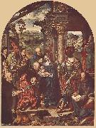 CLEVE, Joos van Adoration of the Magi sdf oil